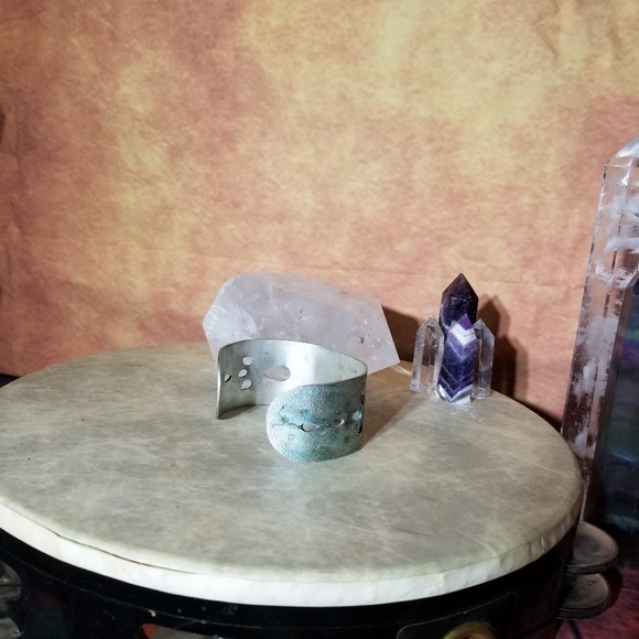 Sterling Silver Turquoise cuff bracelet - Picture 4 of 5